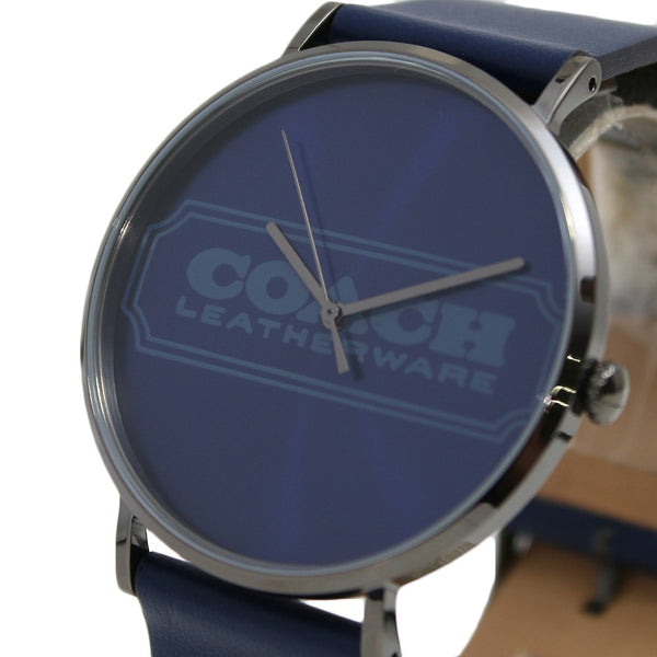 コーチ COACH 腕時計 14602526 メンズ チャールズ CHARLES クオーツ ブルー シルバー ネイビー